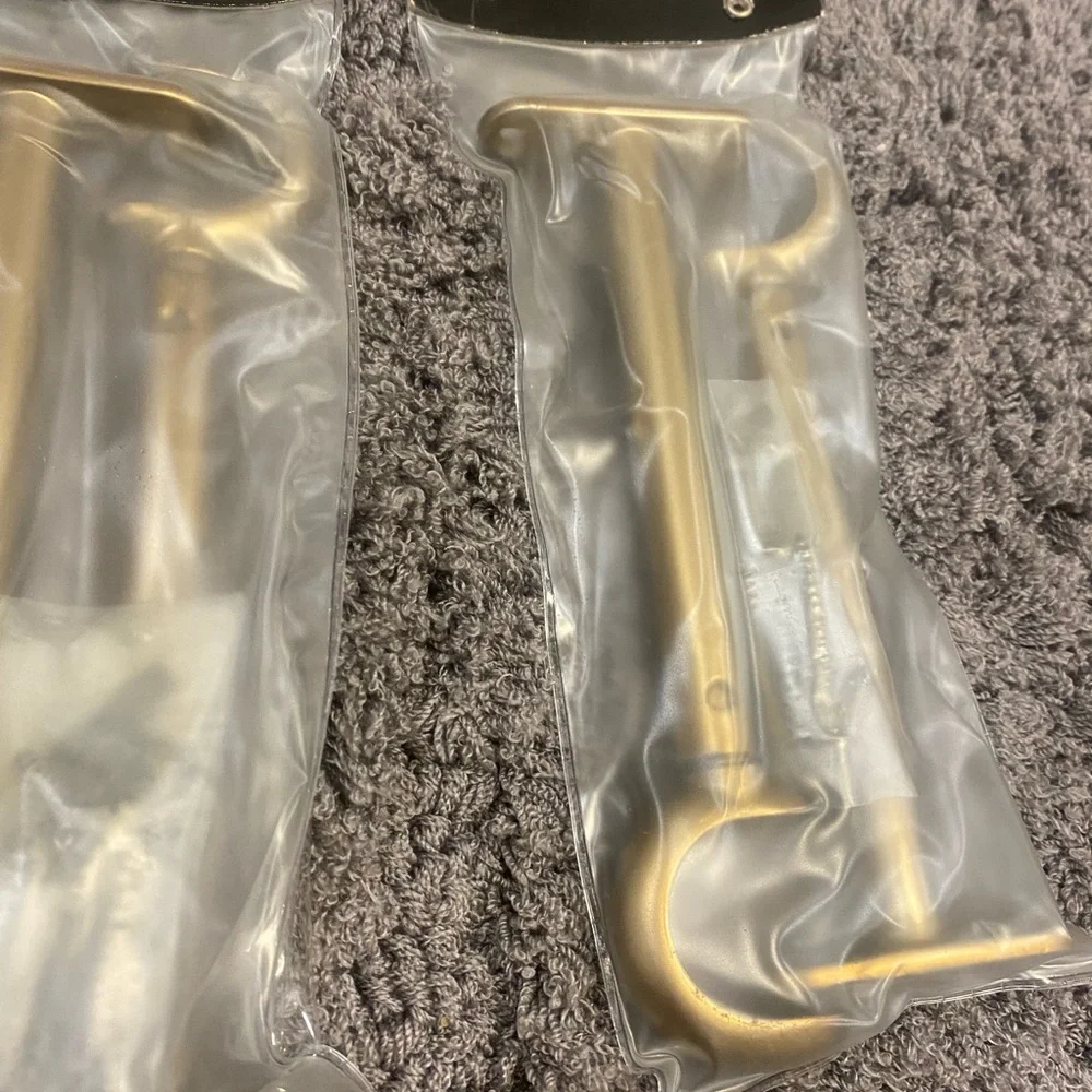 Warm Gold Extra Long Curtain Bracket - Warm Gold-Set of 2